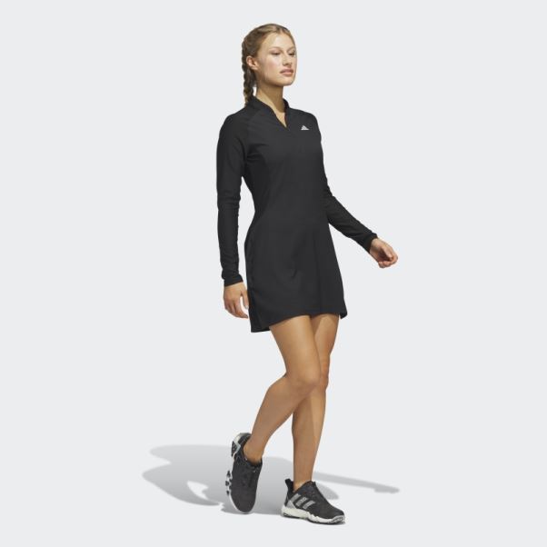 Robe De Golf Manches Longues Adidas Noir