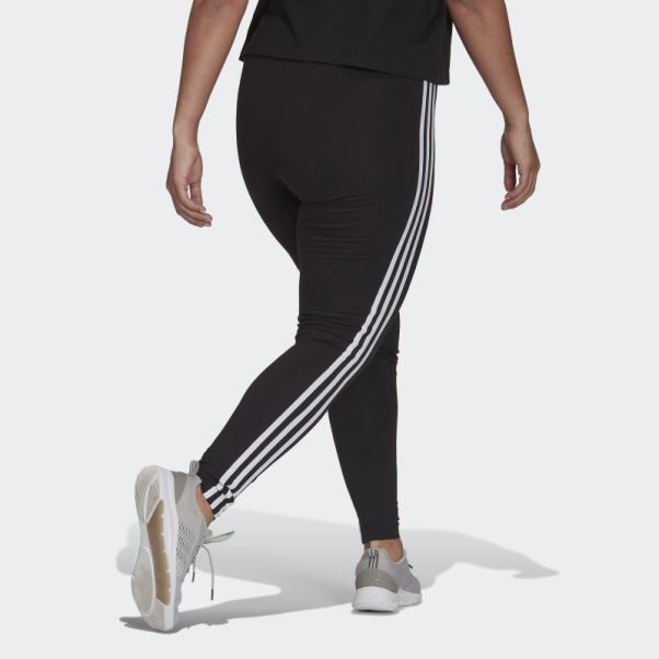 Adidas Essentials 3-stripes Legging (grande Taille) Blanc