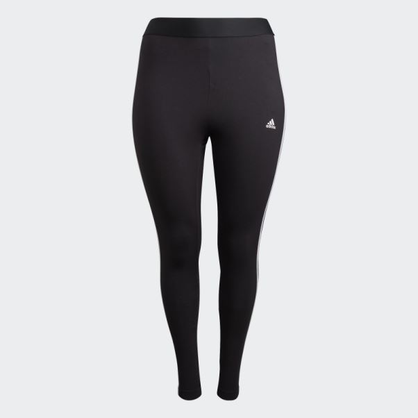 Adidas Essentials 3-stripes Legging (grande Taille) Blanc