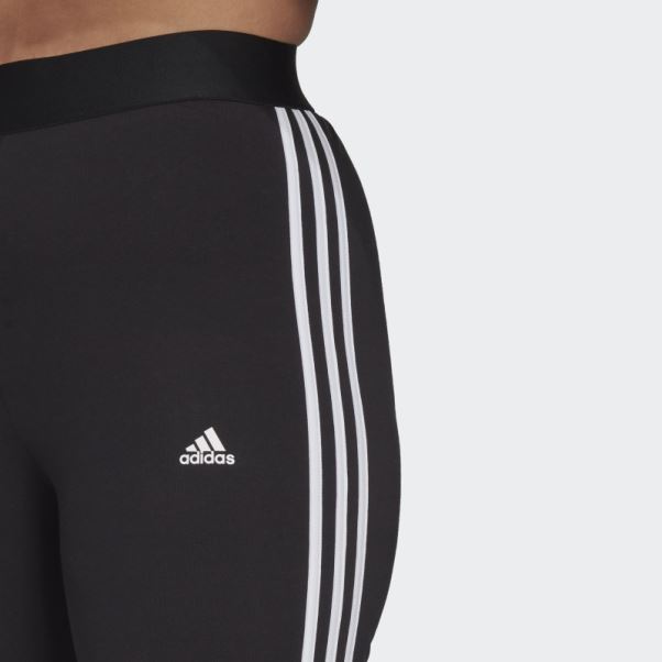 Adidas Essentials 3-stripes Legging (grande Taille) Blanc