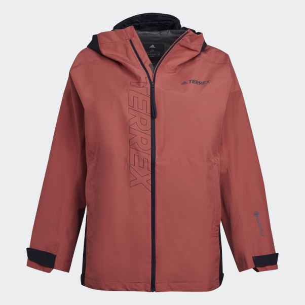 Veste De Pluie Terrex Gore-tex Paclite (taille Plus) Rouge Adidas