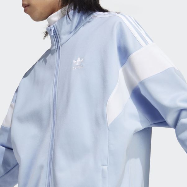 Adidas Bleu Aube Adicolor Classics Coupe Ligne Veste De Survêtement