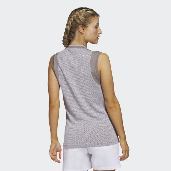 Earth Ultimate365 Tour Sans Manches Primeknit Polo Adidas