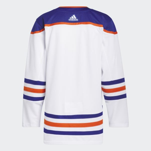Maillot Oilers Away Authentique Adidas Blanc