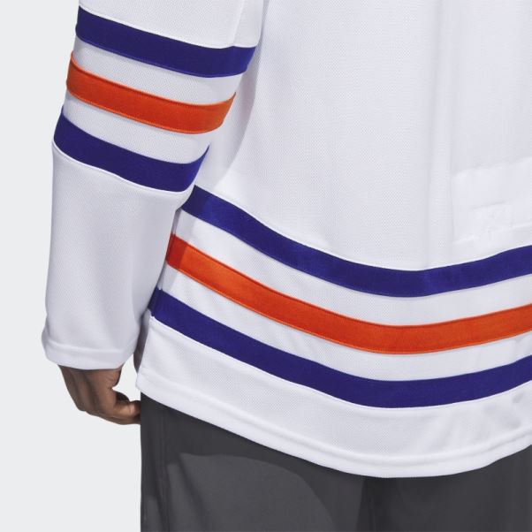 Maillot Oilers Away Authentique Adidas Blanc