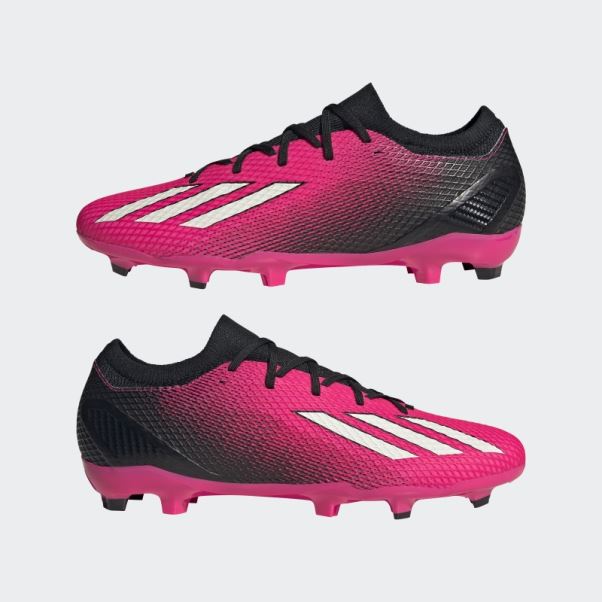 Adidas X Speedportal.3 Chaussures De Sol Ferme Roses