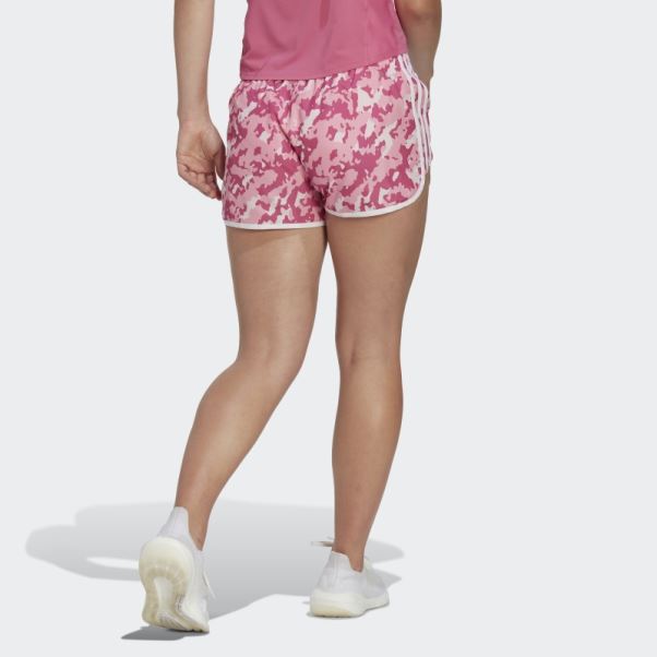 Short De Course Marathon 20 Camo Adidas Rose