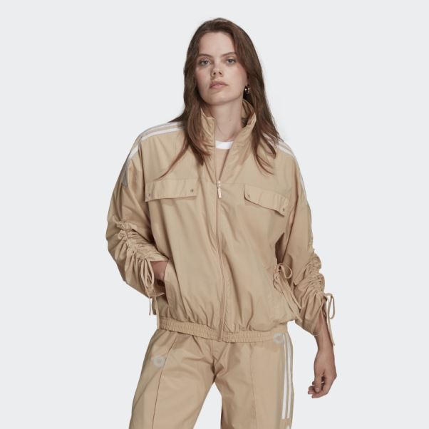 Veste De Survêtement Beige Adicolor Classics Parley Adidas