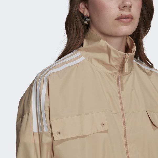 Veste De Survêtement Beige Adicolor Classics Parley Adidas