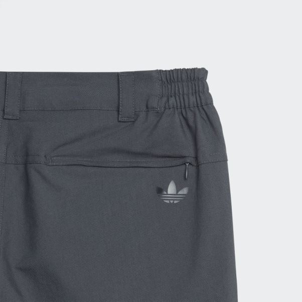 Pantalon De Survêtement Pop Tech Adidas Carbone