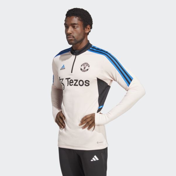 Manchester United Condivo 22 Training Top Icey Rose Adidas