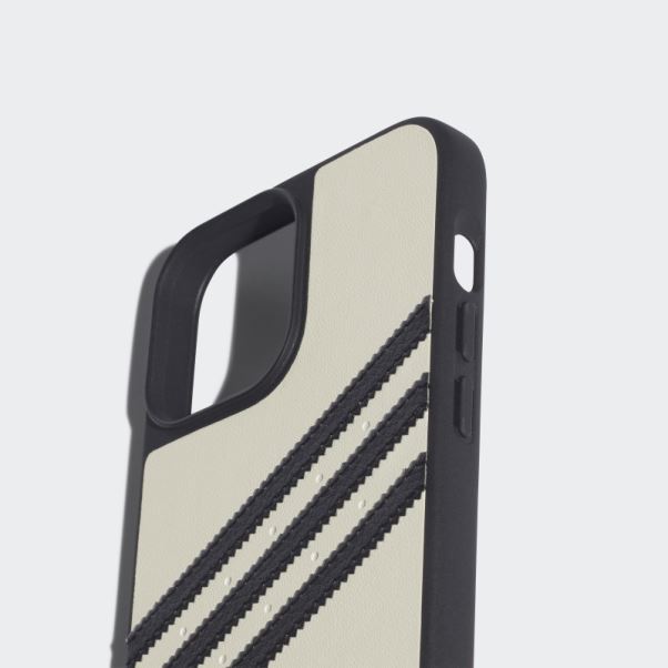 Adidas Ou étui Moulé Pu Pour Iphone 13 Pro Max Blanc Chaud