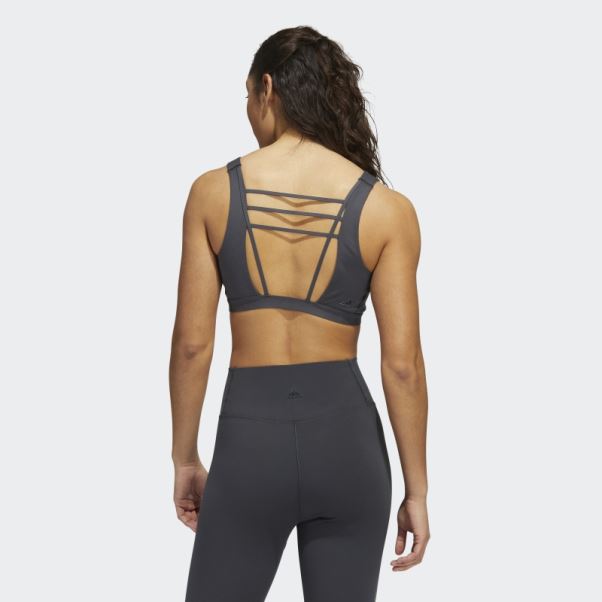 Soutien-gorge à Maintien Léger Carbon Yoga Studio Luxe Adidas