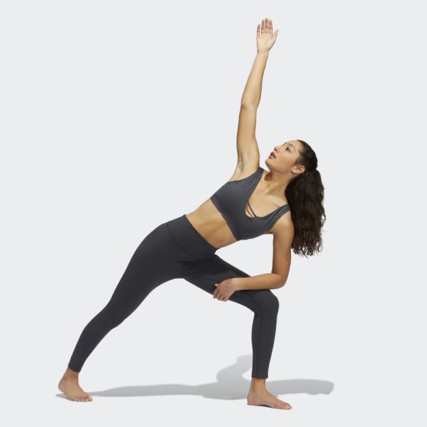Soutien-gorge à Maintien Léger Carbon Yoga Studio Luxe Adidas