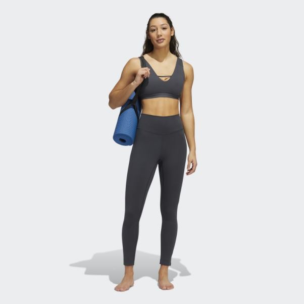 Soutien-gorge à Maintien Léger Carbon Yoga Studio Luxe Adidas