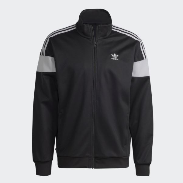 Veste De Survêtement Adidas Adicolor Classics Cut Line Noir
