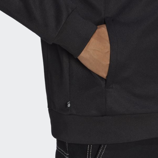 Haut De Survêtement Adidas Adicolor Classics Cut Line Noir