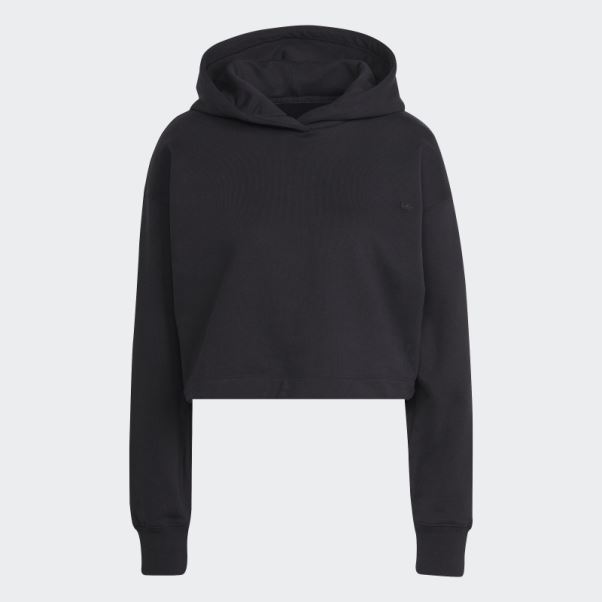 Sweat à Capuche Court Adicolor Contempo Noir Adidas