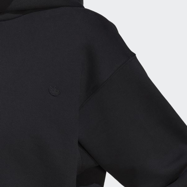 Sweat à Capuche Court Adicolor Contempo Noir Adidas