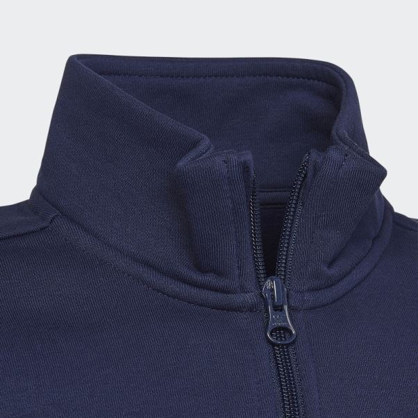 Sweat Demi-zip Adicolor Night Indigo Adidas