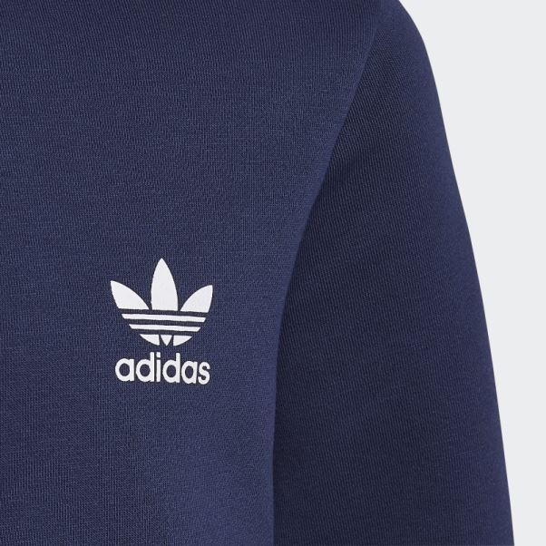 Sweat Demi-zip Adicolor Night Indigo Adidas