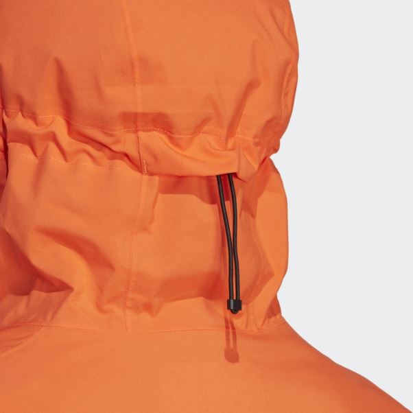 Veste De Pluie 2,5 Couches Terrex Multi Rain.rdy (grande Taille) Orange Adidas