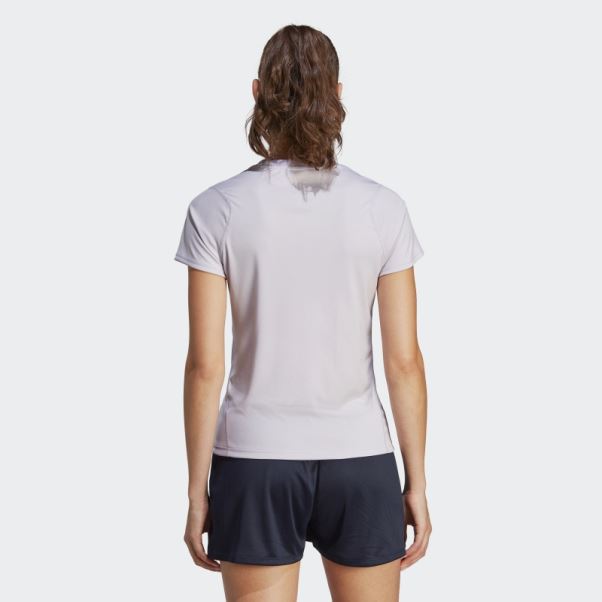 Adidas X Parley Running T-shirt Argent Aube Chaud
