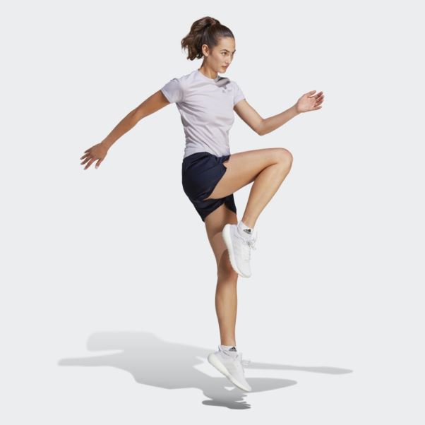 Adidas X Parley Running T-shirt Argent Aube Chaud