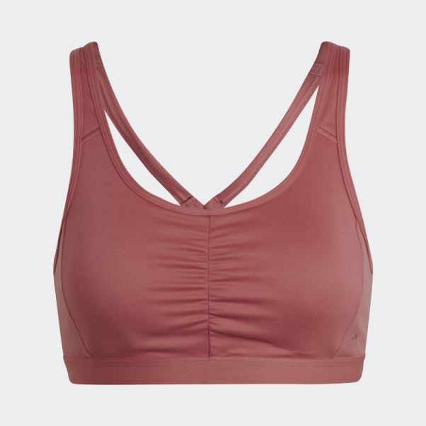 Soutien-gorge à Maintien Moyen Coreessentials Adidas Rouge
