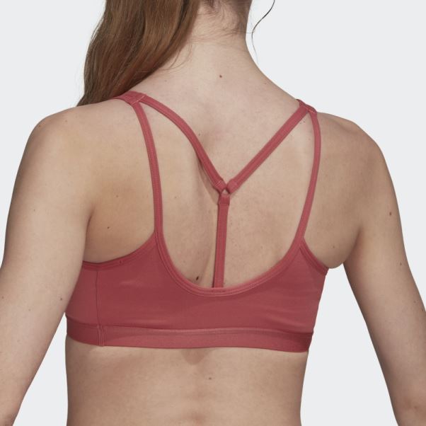 Soutien-gorge à Maintien Moyen Coreessentials Adidas Rouge