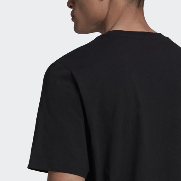 Tee Shirt Adidas Football Logo Noir