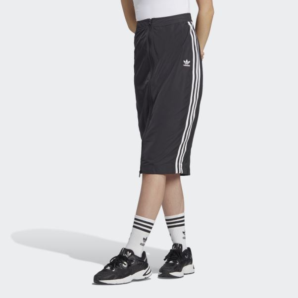 Jupe Longue Piste Adicolor Classics Noir Adidas