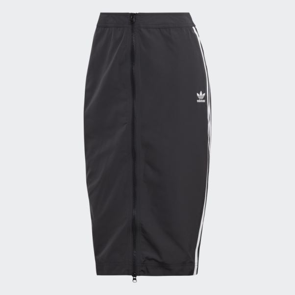Jupe Longue Piste Adicolor Classics Adidas Noir