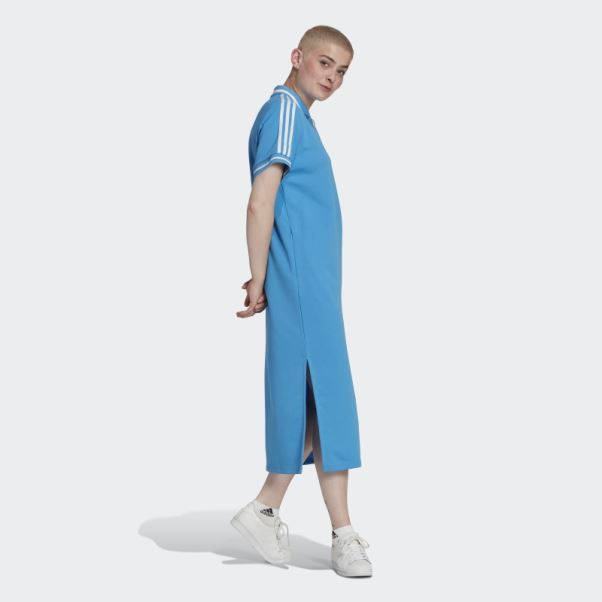 Robe Adidas Thebe Magugu Reg Bleu