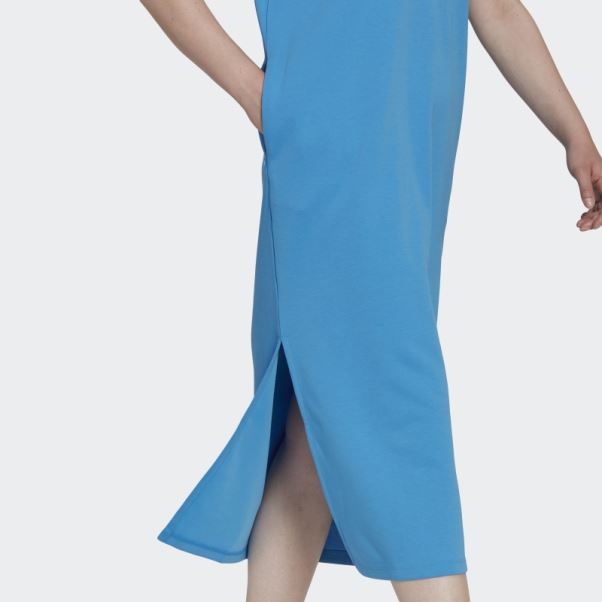 Robe Adidas Thebe Magugu Reg Bleu