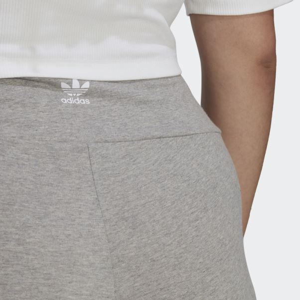 Legging Adicolor Classics 3 Bandes (grande Taille) Gris Moyen Adidas