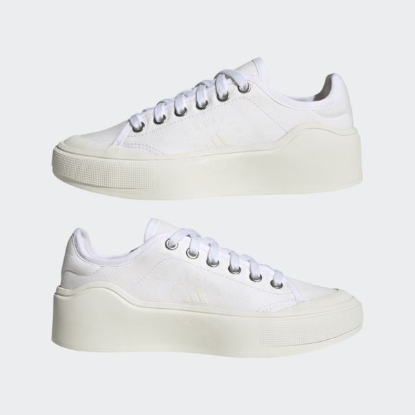 Adidas By Stella Mccartney Court Chaussures Blanc