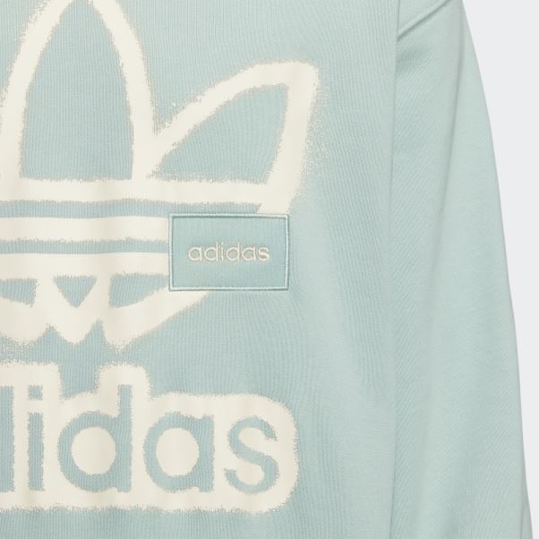 Sweat Adidas Adicolor Crew Vert Brumeux