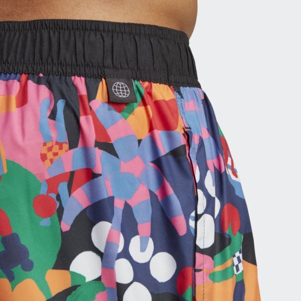 Short De Bain Adidas X Farm Noir (non Genré) Chaud
