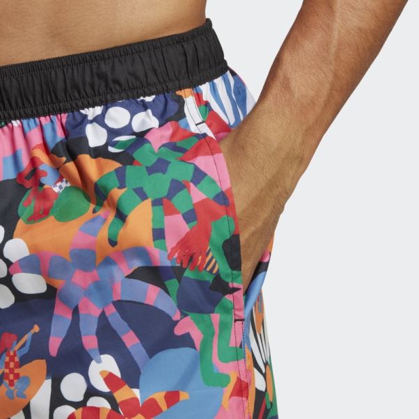 Short De Bain Adidas X Farm Noir (non Genré) Chaud
