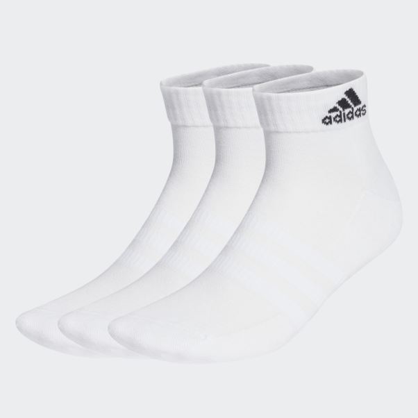 Socquettes Sportswear Matelassées 3 Paires Blanc Adidas