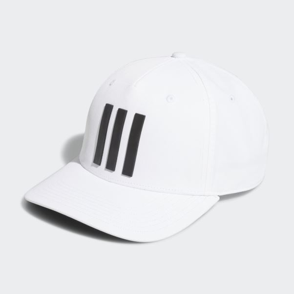 Casquette Tour Blanc 3 Bandes Adidas