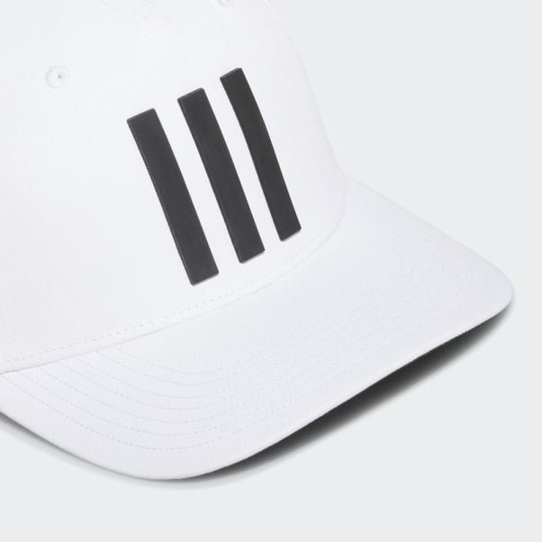 Casquette Tour Blanc 3 Bandes Adidas