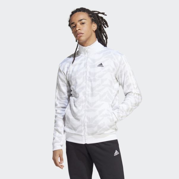 Veste De Survêtement Tiro Blanche Adidas