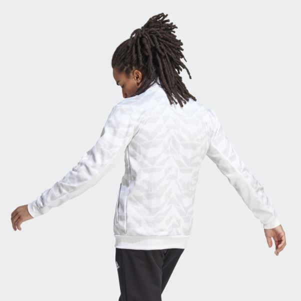 Veste De Survêtement Tiro Blanche Adidas