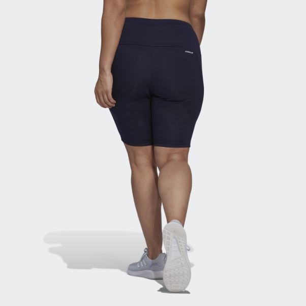 Collant Court De Sport Taille Haute Conçu 2 Move (taille Plus) Encre Adidas