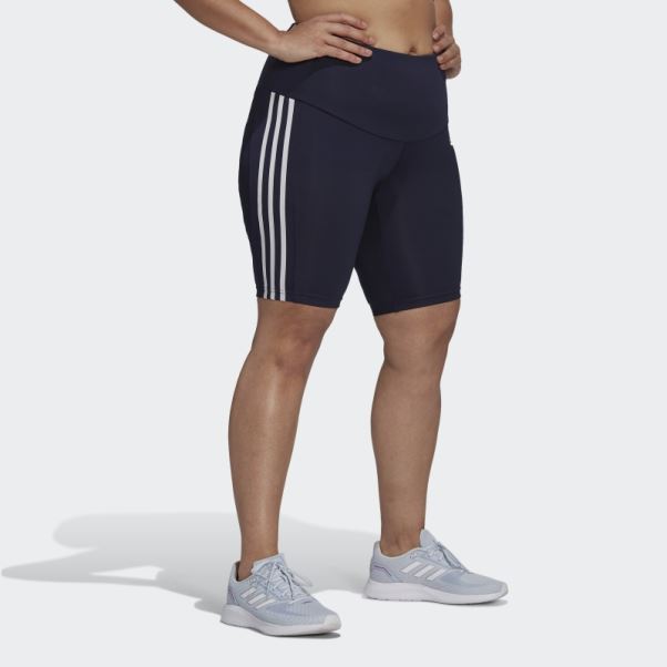 Collant Court De Sport Taille Haute Conçu 2 Move (taille Plus) Encre Adidas