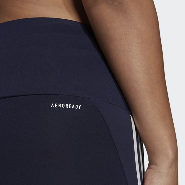 Collant Court De Sport Taille Haute Conçu 2 Move (taille Plus) Encre Adidas
