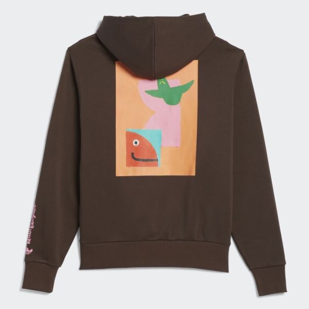 Sweat à Capuche Adidas Shmoofoil Marron Peint (non Genré)