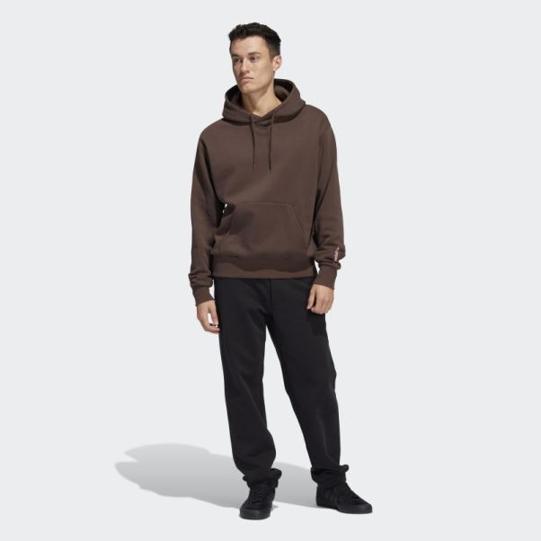Sweat à Capuche Adidas Shmoofoil Marron Peint (non Genré)